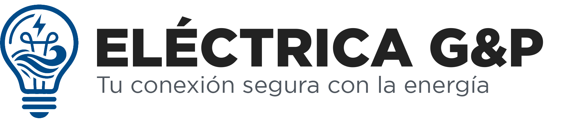 Logo de tienda de material eléctrico e iluminación en Naucalpan